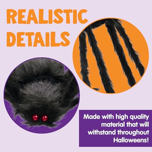 JOYIN 9 Ft Halloween Spider Outdoor Decorations Giant Scary Props Q72122
