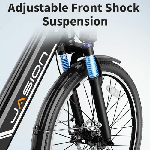 Jasion Roamer Electric Bike for Adults, 1200W Peak Motor, 528WH Removable Battery, 60 Miles Range Y948691