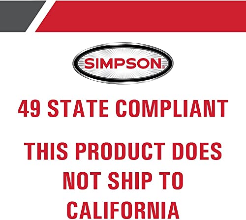 Simpson 61014 3500 PSI Gas Pressure Washer with Honda GX200 R714668