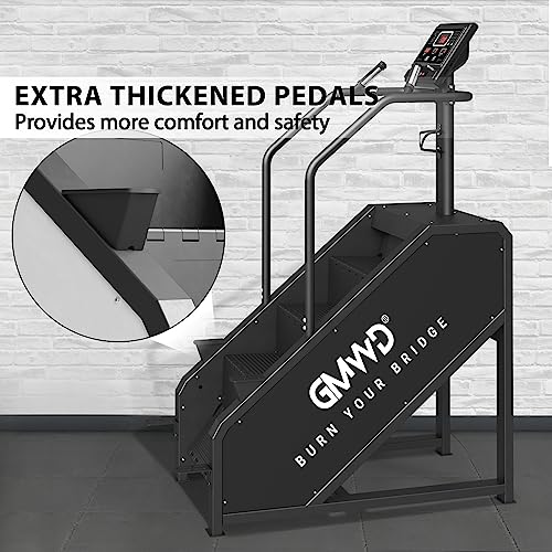GMWD Stair Stepper with LED Screen, 15 Resistance Levels, 441LBS K61813