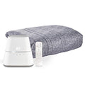 AquaPad CozyFlow Water Heated Mattress Pad, No Electric Wire, All Digital, 5 YR Warranty, AirQuiet and Dual-Tank Technology, ETL Listed, Smart, Hydro Heat Onsu Mat Topper Bed Warmer (Queen)