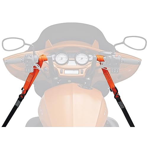 Extreme Max 5600.3204 Deluxe Motorcycle Wheel Chock Tie-Down Kit H30865