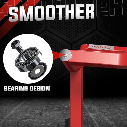 GMWD Chest Press Machine 1050LBS with Independent Converging Arms, Adjustable Bench U29223