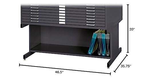 Safco Products 4997WHR Flat File Closed Base for 5-Drawer, White R19808