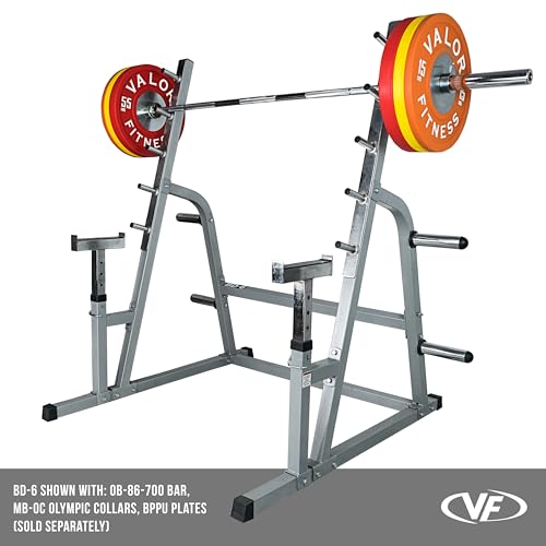 Valor Fitness Bench Press Squat Rack Combo Half Power Cage A852780
