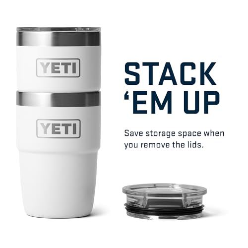 YETI Rambler 8 oz Stackable Cup, Stainless Steel, Vacuum Insulated with MagSlider Lid S120489