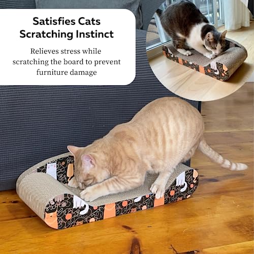Evelots Cat Scratching Pad Durable Cardboard Lounge for Indoor Cats Y9828