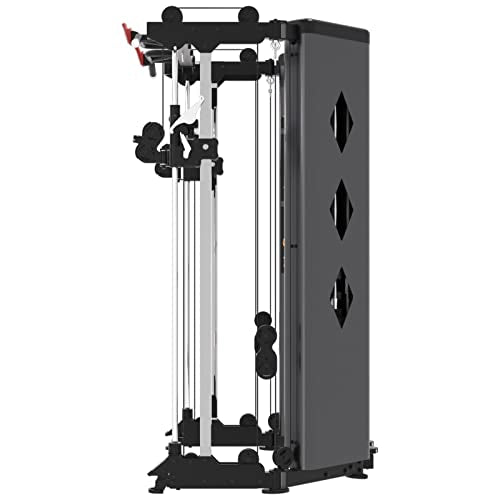 Altas Strength Folding Home Gym Smith Machine with Pulley System Z59689