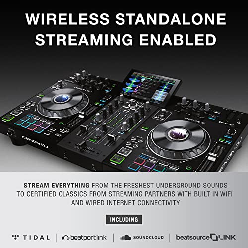 Denon DJ PRIME 4+ Standalone DJ Controller with 4 Decks and 10.1" Touchscreen Z5622