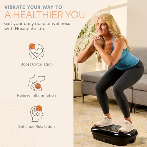 Lifepro Vibration Plate Exercise Machine with Magnetic Acupoints for Full Body Fitness P3479