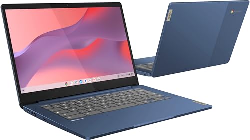 Lenovo Chromebook 14 Touchscreen Laptop, 4GB RAM, 128GB Storage, Chrome OS, Abyss Blue X632