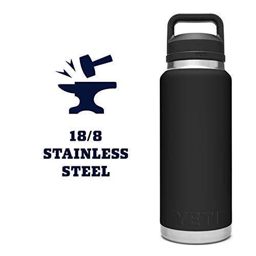 YETI Rambler 36 oz Bottle, Vacuum Insulated, Stainless Steel with Chug Cap M79550