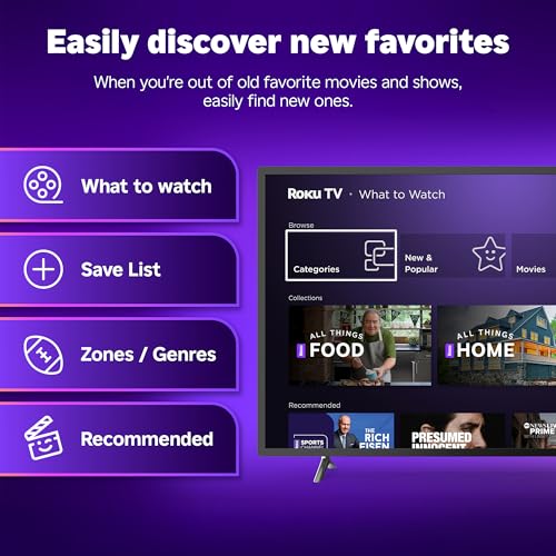 Roku Smart TV 40-Inch Select Series 1080p Full HD LED Television with Voice Remote P76588