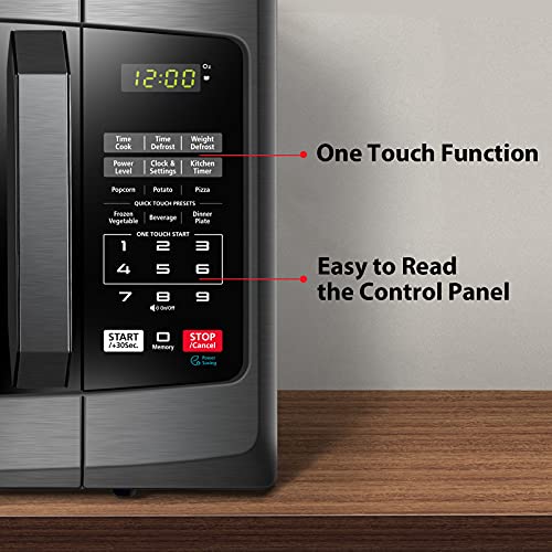 Toshiba ML-EM62P(SS) Countertop Microwave, 2.2 Cu Ft, 1200W, Stainless Steel C1532