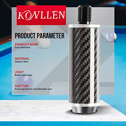KONLLEN Carbon Fiber Pool Cue Extension D815