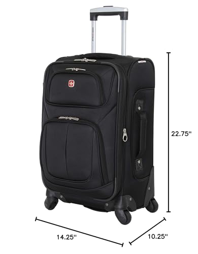 SwissGear Sion Softside Expandable Luggage, Black, 29-Inch C81483