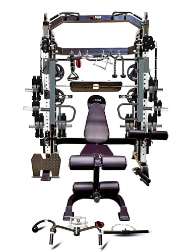MiM USA Hercules EX Commercial All in One Gym Machine with 400 lb Weight Stack W526181