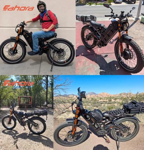 Romeo Pro 3 Electric Bike for Adults 5000W Dual Motor 60V 80Ah Fat Tire Full Suspension I27752