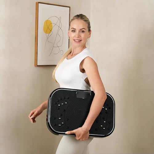 TheNeat Vibration Plate Exercise Machine, Whole Body Workout Platform, 330 Lbs Capacity R20129