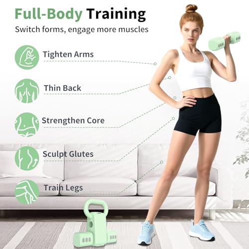 2-in-1 Adjustable Dumbbells Set for Home Gym Exercise H9792