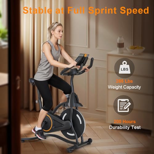 Exercise Bike with Smartphone Mount & Digital Pulse Display K599