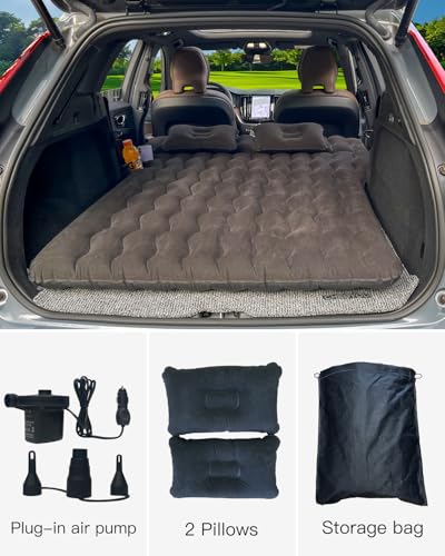 SUV Air Mattress with Electric Pump, Black I3897