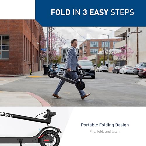 Hiboy S2 Series Electric Scooter for Adults, Folding Commuting Scooter with Double Braking System X20346
