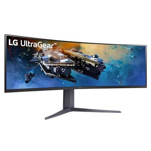 LG 45GR65DC-B Ultragear Curved Gaming Monitor 45-Inch QHD 200Hz UltraWide Display S867689