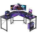 Casaottima L Shaped Gaming Desk Corner Desk for Home Office, 51 Inch, Black M173778