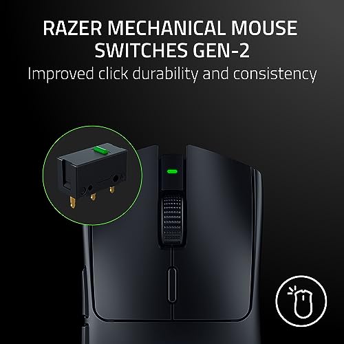 Razer Viper V3 HyperSpeed Wireless Esports Gaming Mouse, 82g Lightweight, Classic Black W204