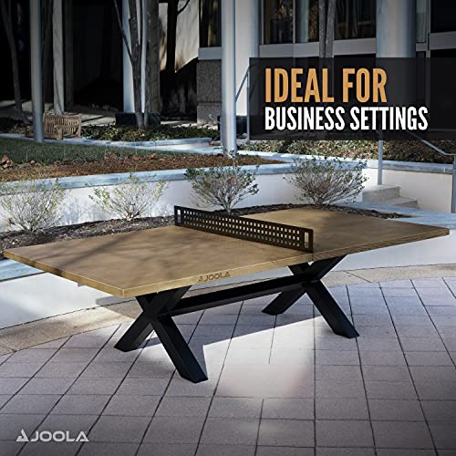 JOOLA Outdoor Table Tennis Table with Steel Net Set & Frame L349