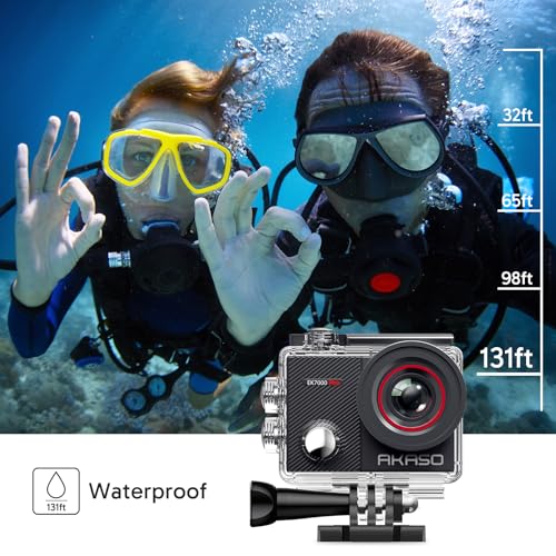 AKASO EK7000 Pro 4K Action Camera with Touch Screen, Waterproof G537
