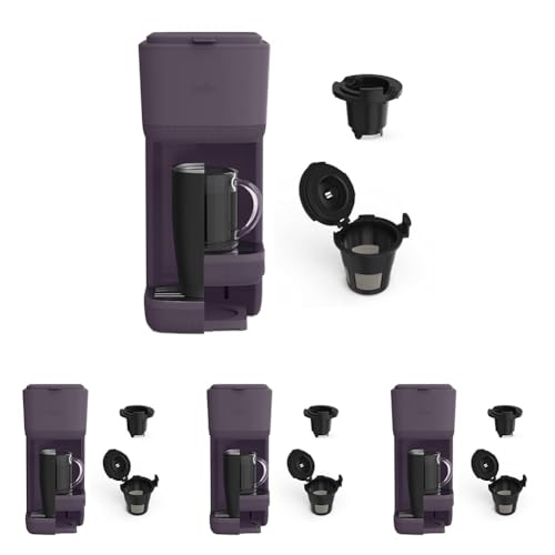 BELLA Single Serve Coffee Maker, K Cup & Ground Compatible, Auto Shutoff X237