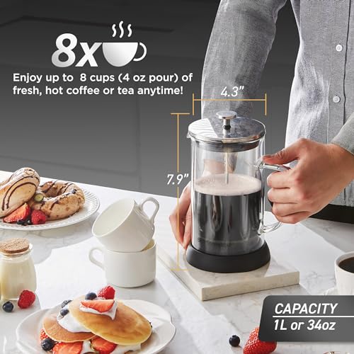Elite Gourmet EHC113 Personal Single-Serve Coffee Maker with Thermal Travel Mug, Black B70143