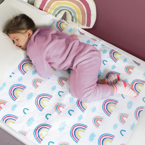 Hygge Sheets® Potty Training Pee Pads for Kids, Toddlers - 100% Waterproof, Non Slip, Washable, Dinosaur P67400