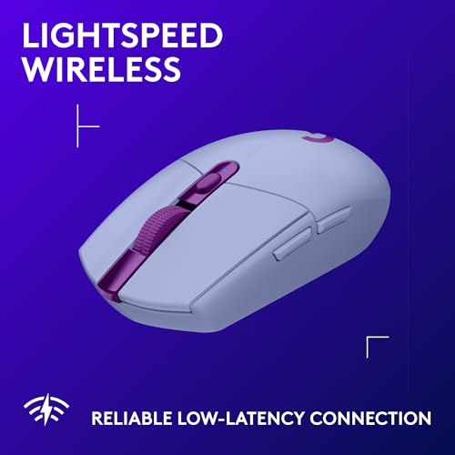 Logitech G305 LIGHTSPEED Wireless Gaming Mouse, Hero 12K Sensor, Black O4133