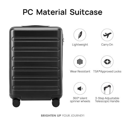 Carry-on Luggage 20 Inch Hardshell with Spinner Wheels and TSA Lock L610552