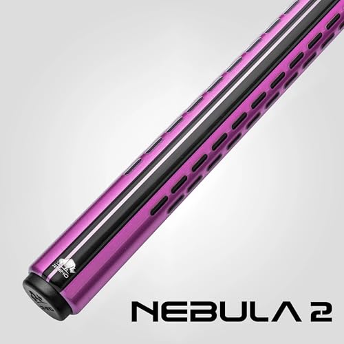 RHINO Nebula 2 Pool Cue - Carbon Fiber Shaft, Composite Butt, 12.4mm B23495