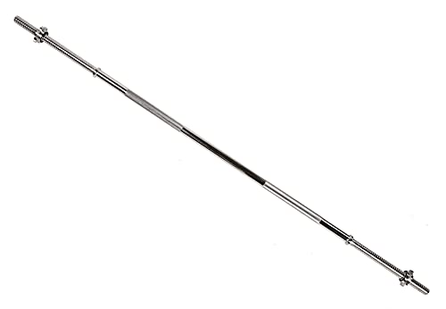 Cast Iron 1" Standard Weight Plates Including 5FT Standard Barbell Bar & Star Locks