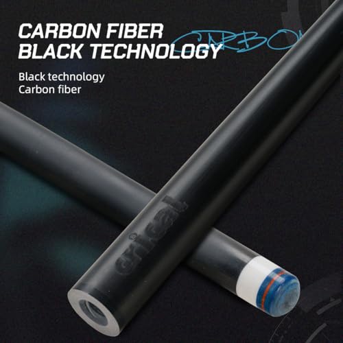 CRICAL Carbon Fiber Pool Cue Stick 58" with 12.5mm Tip J317692