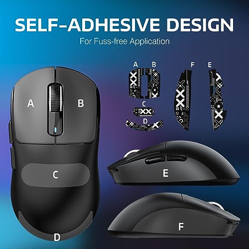 ATTACK SHARK X3 Wireless Gaming Mouse, 49g Ergonomic, PAW3395 26K DPI, White C238377