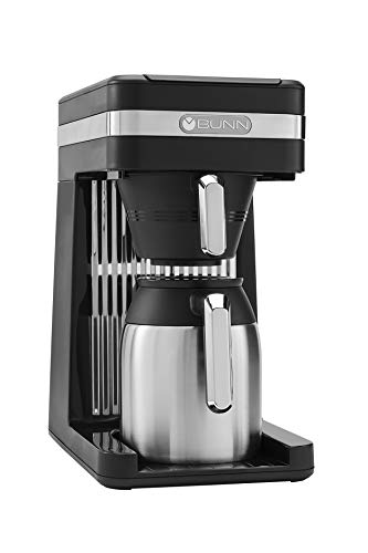 BUNN 55200 CSB3T Speed Brew Platinum Thermal Coffee Maker, 10-Cup, Black C634086