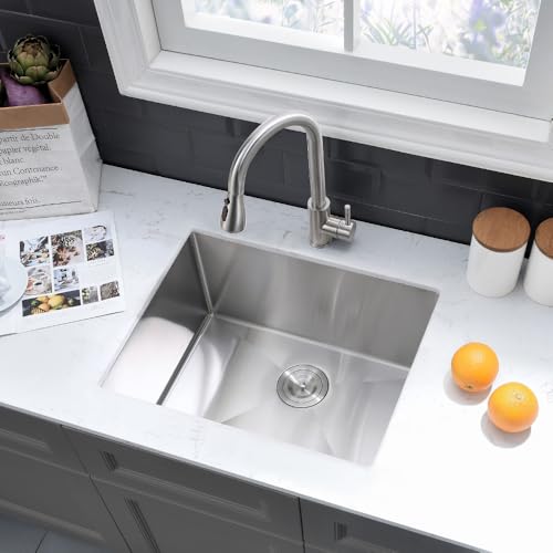 VASOYO Stainless Steel Undermount Laundry Sink 23x18x13 H4912