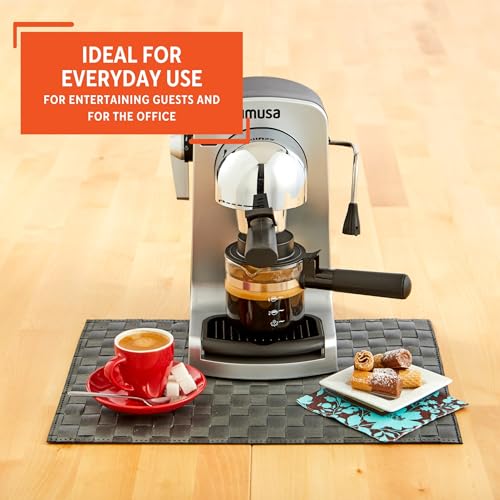 IMUSA GAU-18202 4 Cup Espresso/Cappuccino Maker, Black V2290