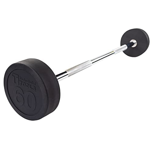 Body-Solid Rubber Coated Fixed Weight Straight Barbell L970198