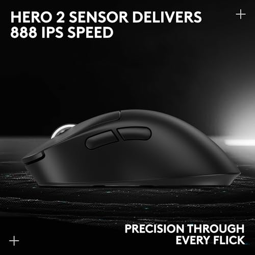 Logitech G PRO X Superlight 2 DEX Wireless Gaming Mouse, 60g, White D21215
