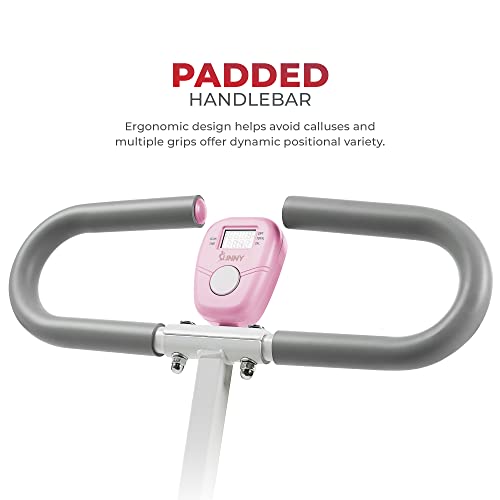 Sunny Health & Fitness Row-N-Ride Squat Assist Trainer, Foldable Home Exercise Machine G85090