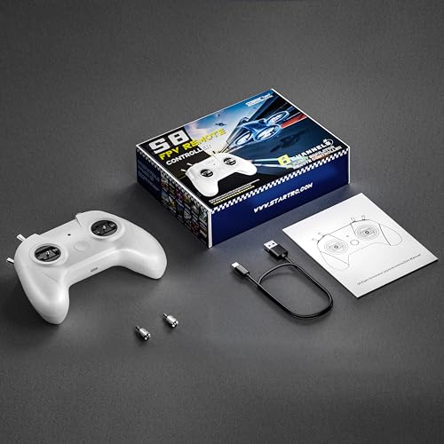 STARDRONE S8 RC Flight Simulator Controller 8 Channels FPV Remote, Mode 2, White L38110