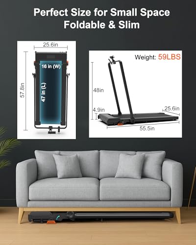 Lichico Walking Pad Under Desk Treadmill for Home and Office I870