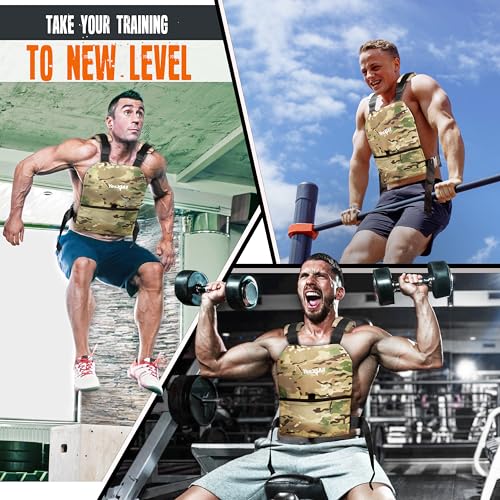 Yes4All Weight Vest Plates 5.75-19.75LB Pairs, Curved Ergonomic Design T472741